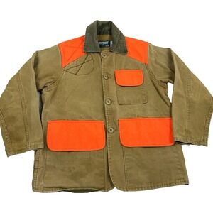 Vintage Saftbak Duck Canvas Hunting Game Coat Jacket Boys Youth Size 14 USA Made